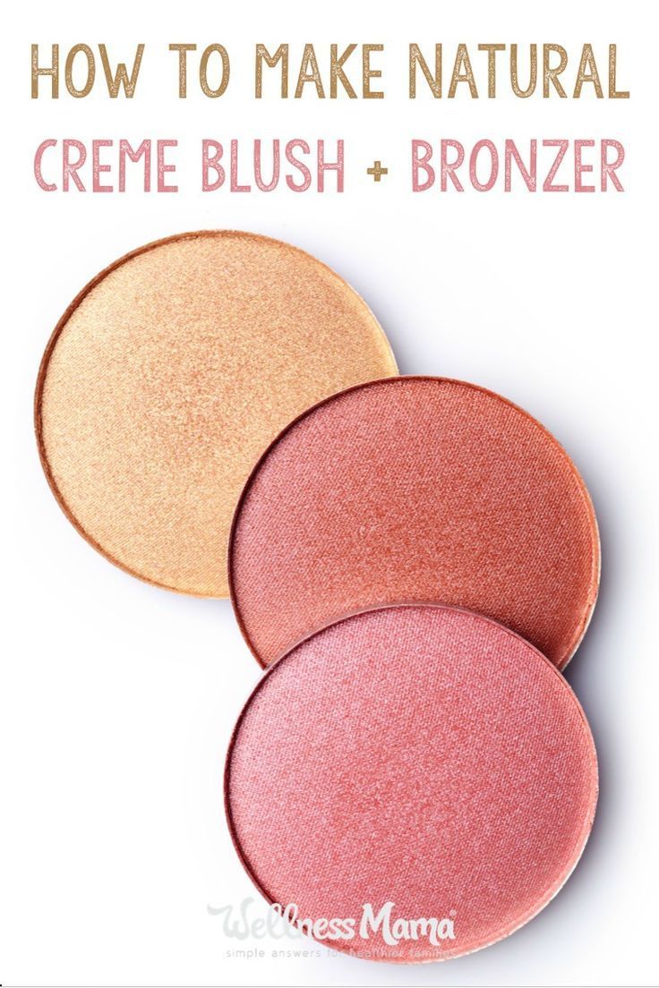 How to Make Creme Blush & Bronzer -   24 diy makeup natural
 ideas
