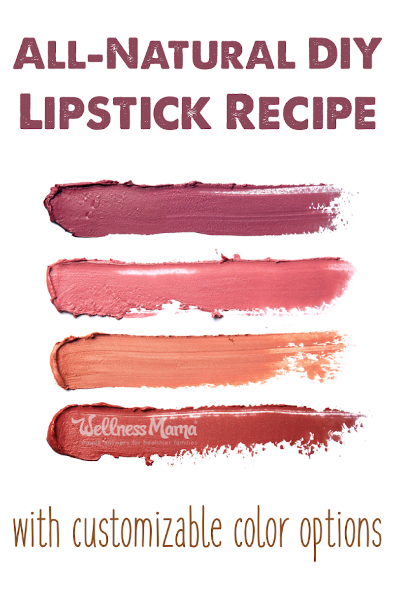 How to Make Homemade Lipstick -   24 diy makeup natural
 ideas