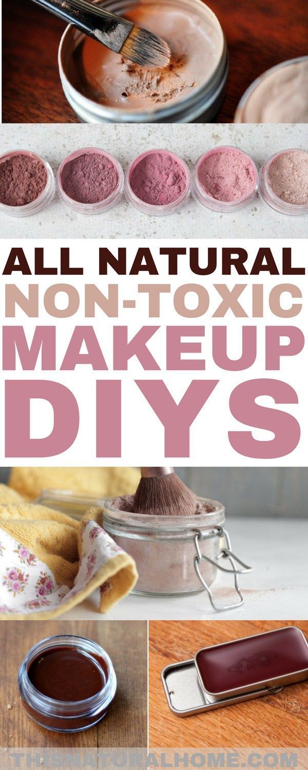 All Natural Non-Toxic Makeup DIYs -   24 diy makeup natural
 ideas