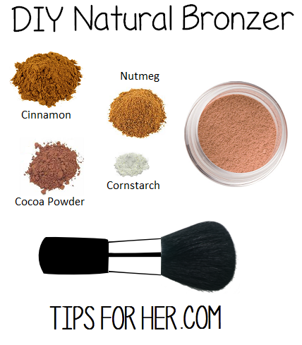 DIY Natural Bronzer - All natural, super easy to make and non toxic! -   24 diy makeup natural
 ideas