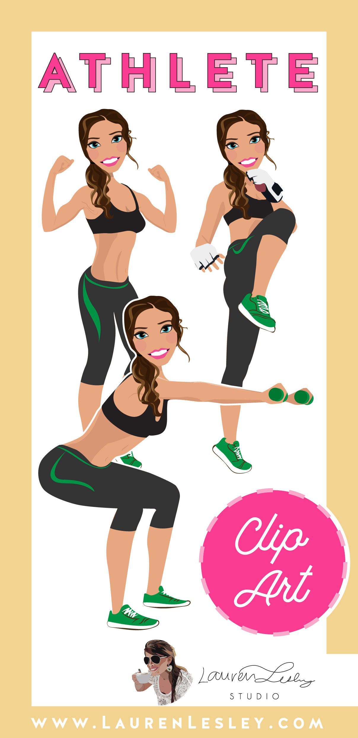 Athlete | Clip Art | Iris -   24 fitness logo backgrounds ideas