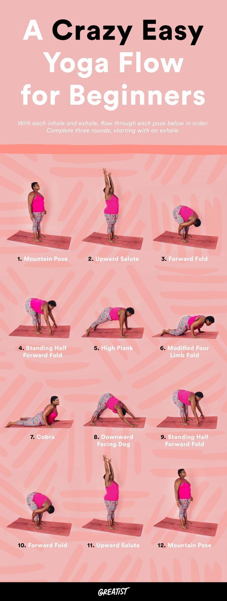 Jessamyn Stanley Shares 12 Easy Yoga Poses for Beginners -   24 fitness yoga to get
 ideas