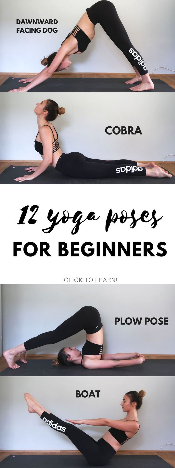 12 Yoga poses for beginners -   24 fitness yoga to get
 ideas