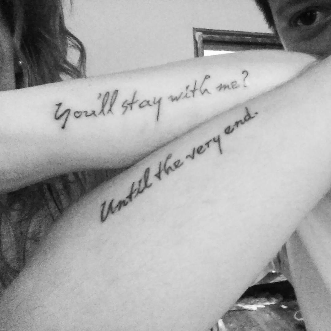 Harry Potter Quote Tattoos That Prove Your Love of the Wizarding World -   24 harry potter matching tattoo
 ideas