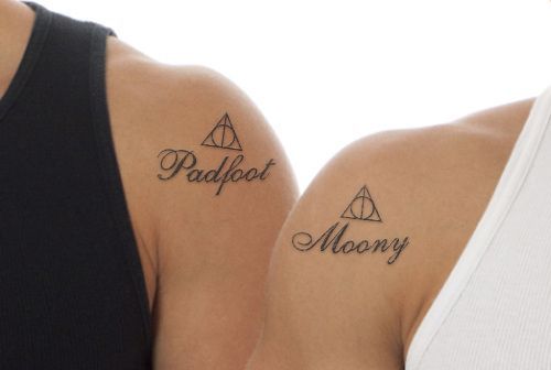 Matching Harry Potter tattoos -   24 harry potter matching tattoo
 ideas