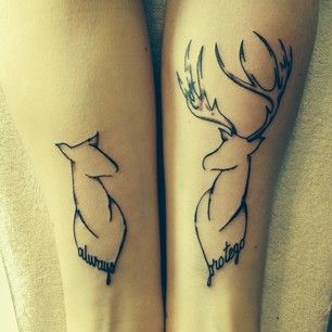 26 Stunning Harry Potter Tattoos That Will Give You All The Feels -   24 harry potter matching tattoo
 ideas