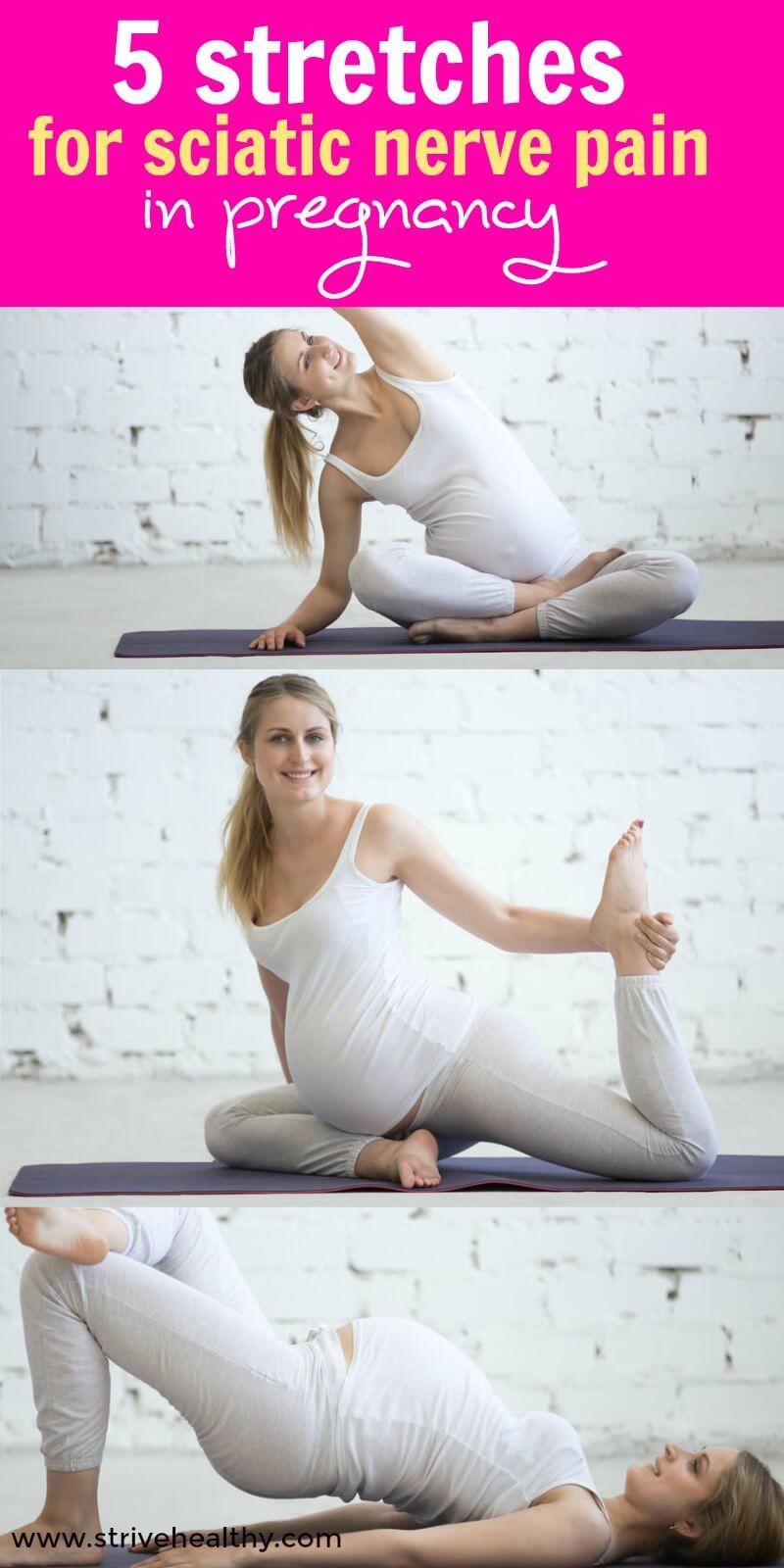 5 Sciatica Pregnancy Stretches To Ease The Pain -   24 healthy pregnancy diet
 ideas