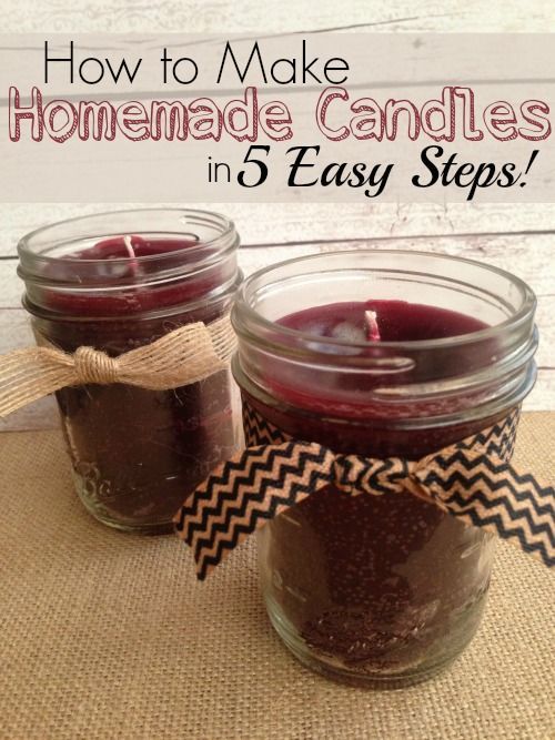 How to Make Homemade Candles in 5 Easy Steps! -   24 holiday crafts products
 ideas