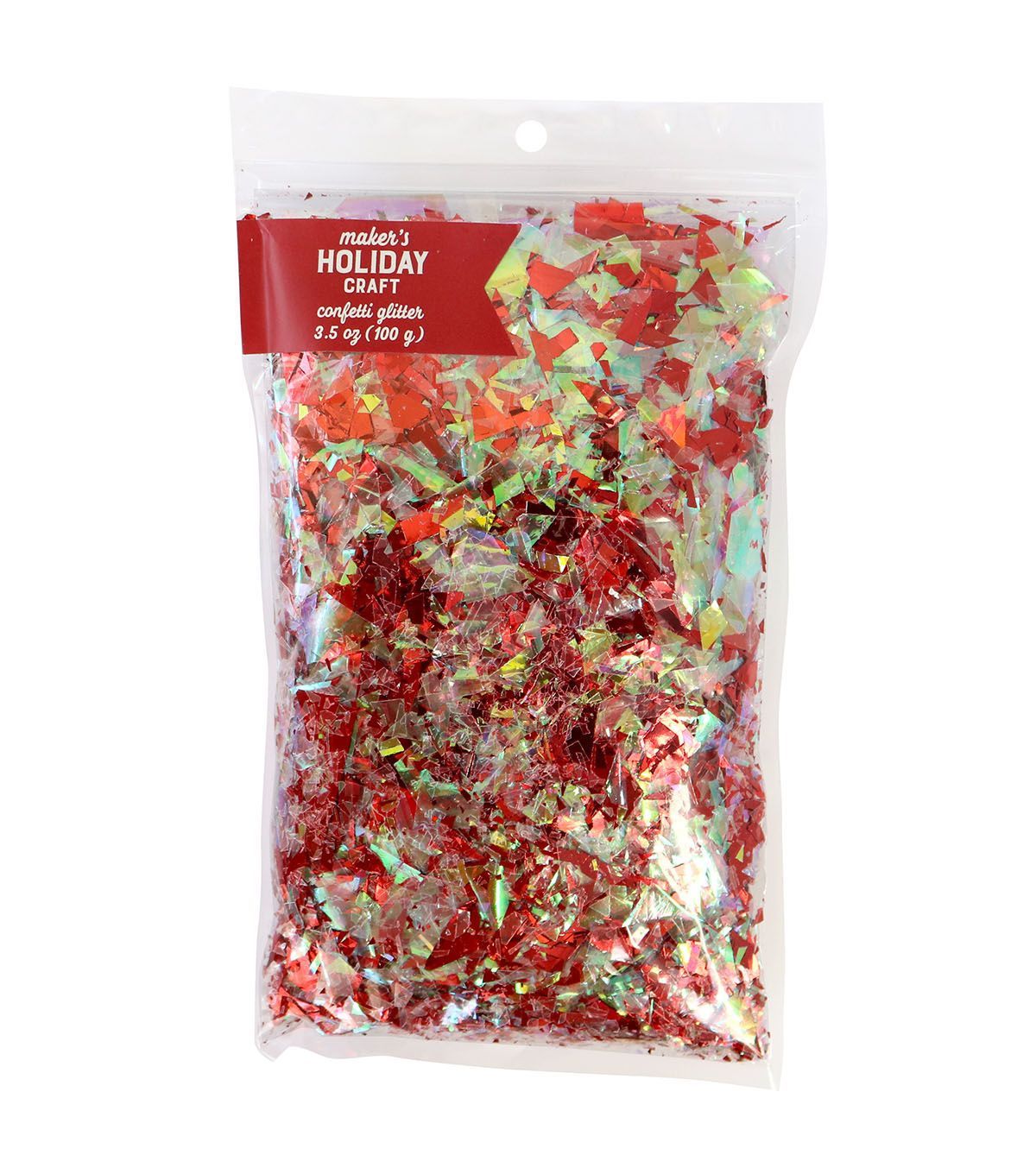 Maker's Holiday Craft 3.5oz Confetti Glitter - Red -   24 holiday crafts products
 ideas