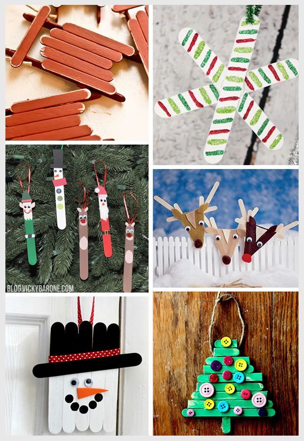 Things I Love: Popsicle Stick Ornaments -   24 holiday crafts products
 ideas