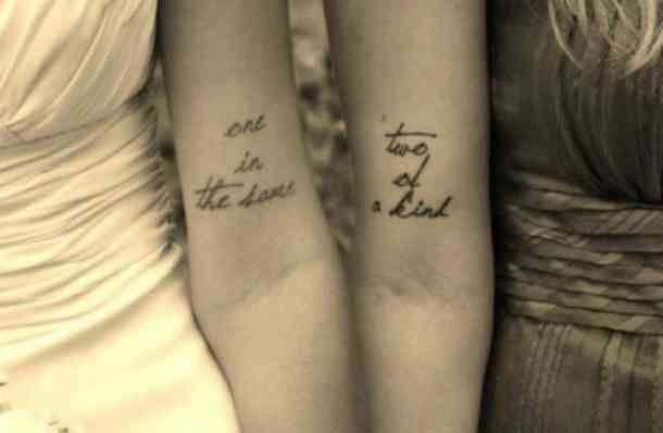 24 matching tattoo quotes
 ideas