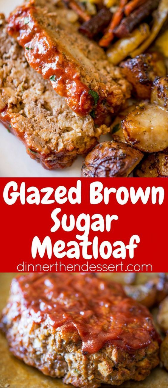 Glazed Brown Sugar Meatloaf with tangy ketchup topping and crushed saltines is the easiest and most flavorful take on a classic meatloaf you'll ever make! -   24 meatloaf recipes with crackers
 ideas