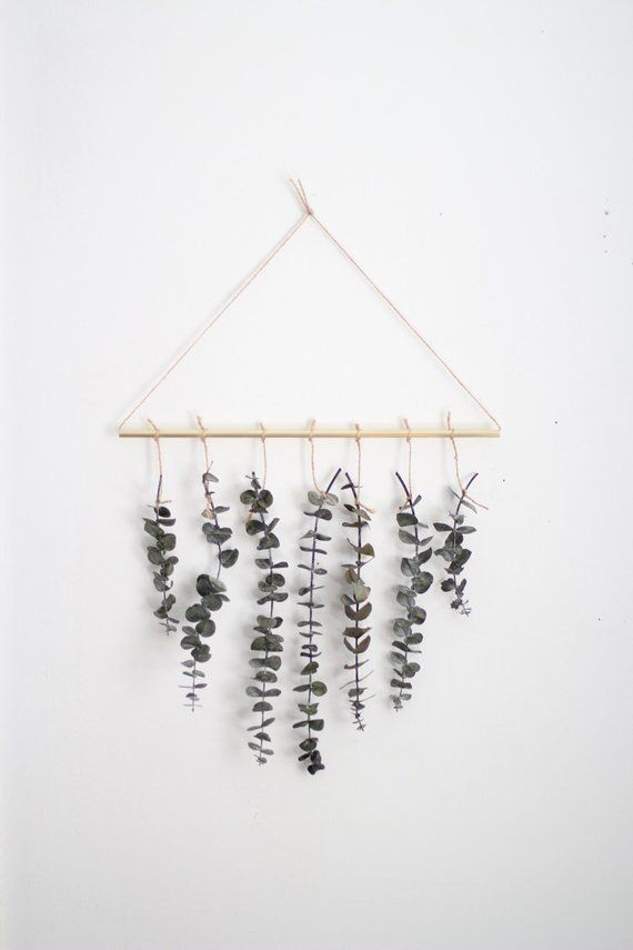 Eucalyptus Wall Hanging Kit Our Eucalyptus Wall Hanging Kit is the perfect minimal yet earthy plant decor for your home. It’s versatile and can be displayed as holiday decor, party decor, or all year long in your home. It comes with beatiful fragrant perserved eucalyptus braches, so it -   24 minimalist decor party
 ideas