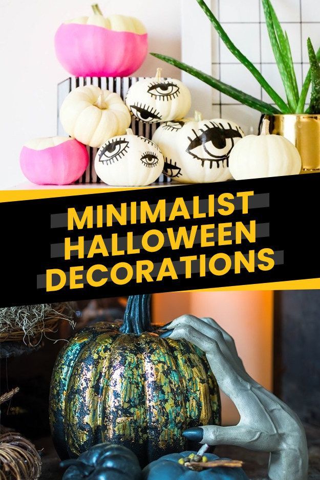13 Minimalist Halloween Decorations That Are Actually Classy -   24 minimalist decor party
 ideas