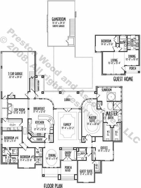 One Story House Plan C9027 -   24 office fitness challenge
 ideas