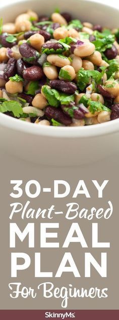 30-Day Plant-Based Meal Plan For Beginners -   24 plant based for beginners
 ideas