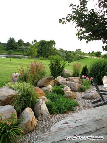 Easy Ideas for Landscaping with Rocks -   24 rock garden fence
 ideas