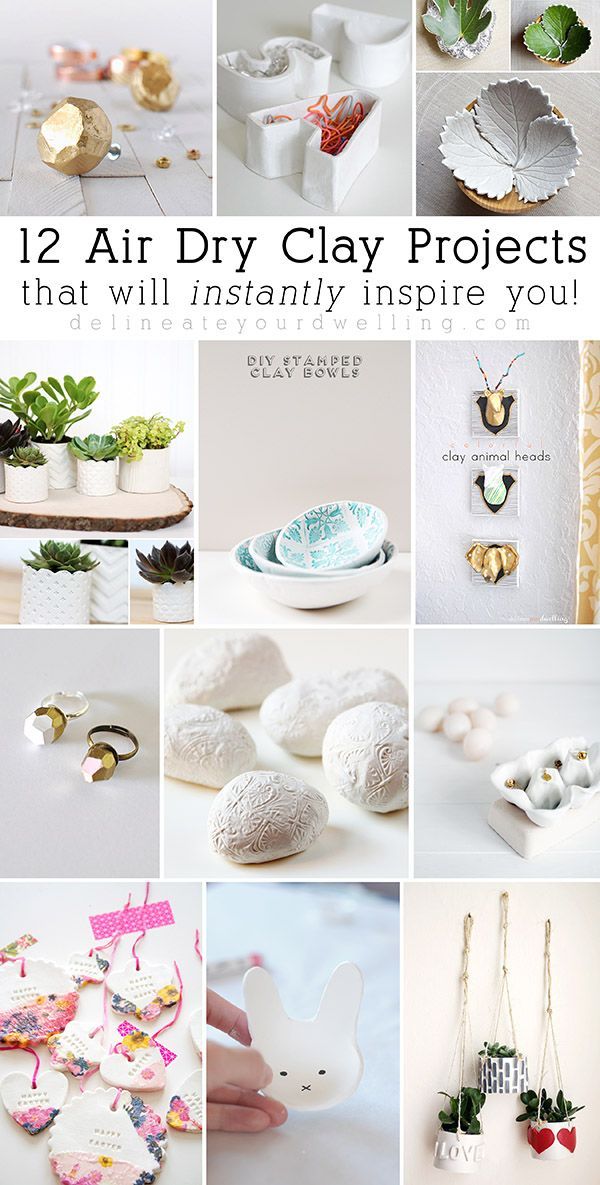 12 Air Dry Clay Projects that will instantly inspire you! -   24 salt clay crafts
 ideas