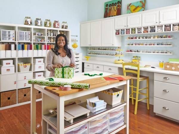 Craft & Sewing Room Storage and Organization -   24 sewing crafts room
 ideas