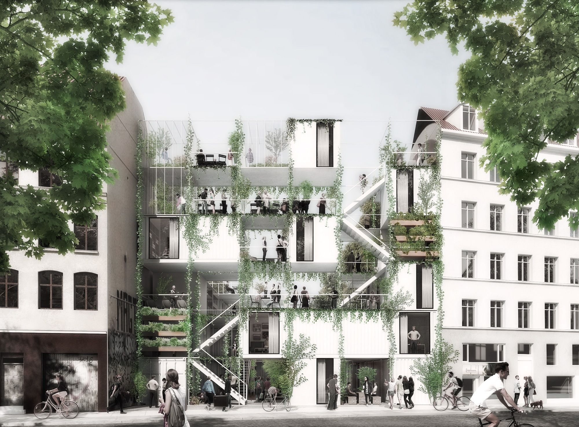 WE architecture + Erik Juul's Urban Garden and Housing to Provide Turning Point for Copenhagen's Homeless -   24 urban garden architecture
 ideas