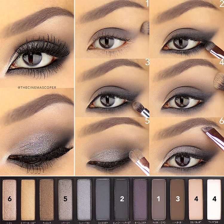 “A Saturday evening tutorial for this intense eye using the @urbandecaycosmetics Naked Smoky palette. This placement of the shadow helps to create an…” -   24 urban style smokey eye
 ideas