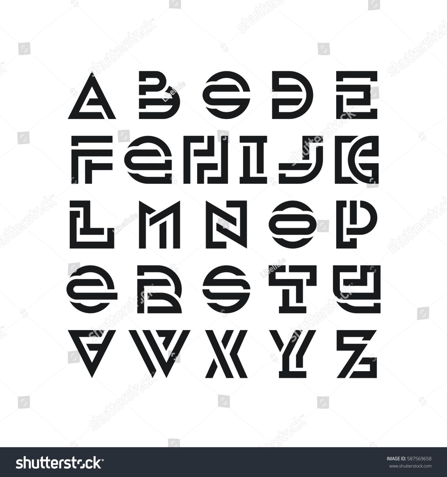 Bold Broken Latin Font Graphical Decorative type  Shutterstock -   25 bold tattoo fonts
 ideas