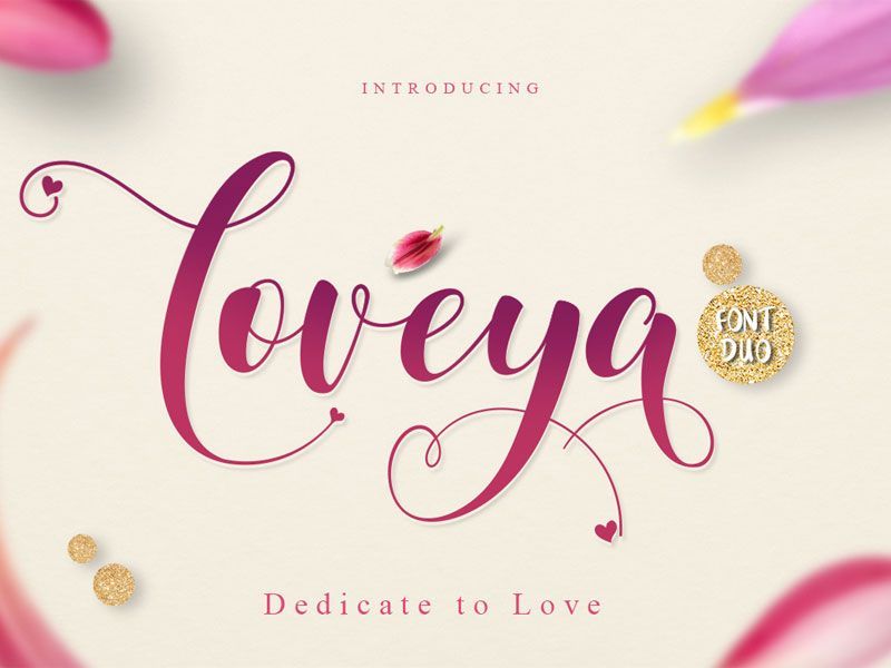 FREE Loveya Script Font -   25 bold tattoo fonts
 ideas