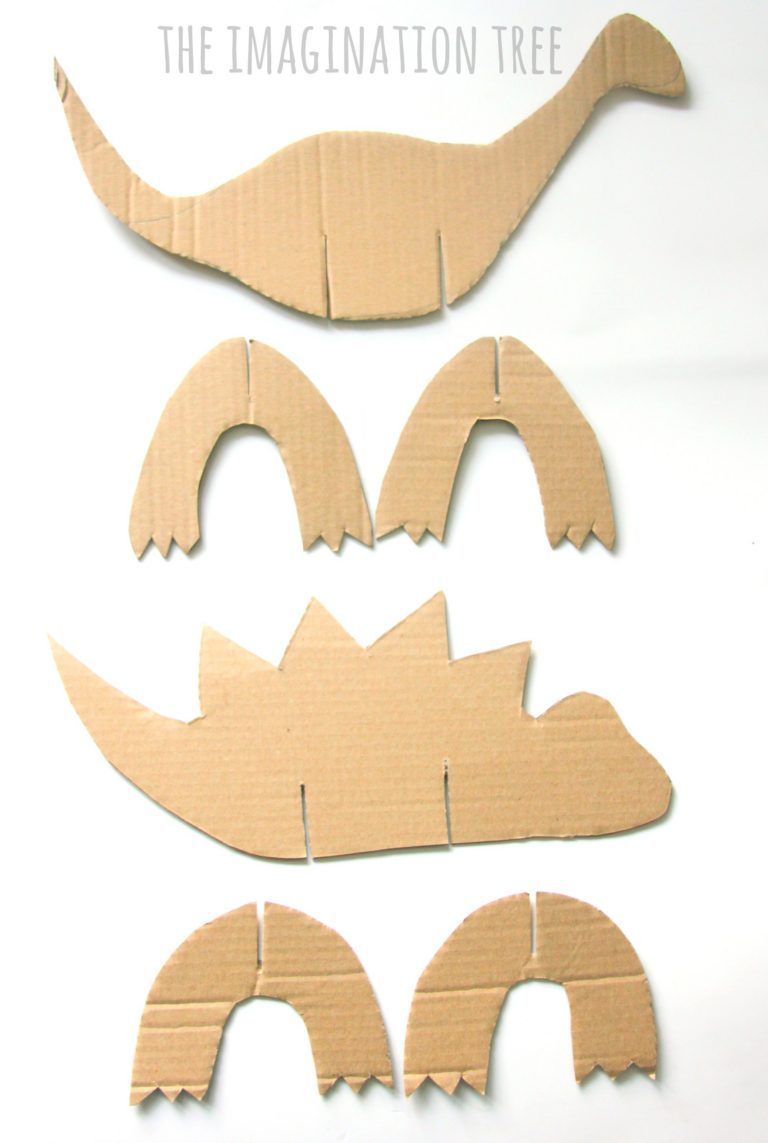 Cardboard Dinosaur Craft for Kids -   25 cardboard crafts kids
 ideas