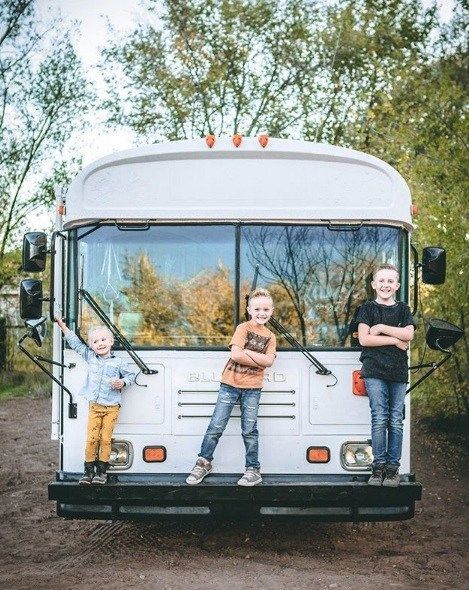 Family of Five Living in their DIY School Bus Conversion! -   25 diy school bus
 ideas