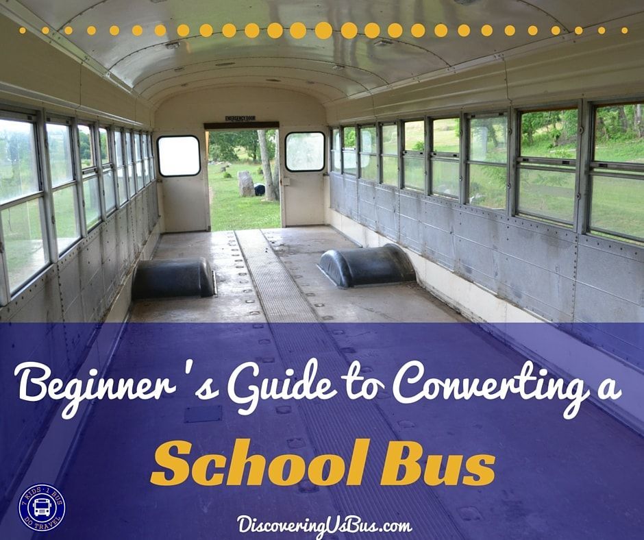 25 diy school bus
 ideas