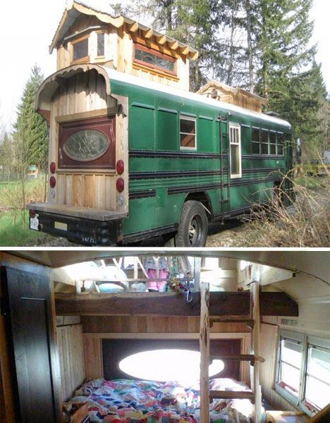 School’s Out Forever: 12 Crazy DIY Converted Bus Homes -   25 diy school bus
 ideas