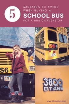 5 Mistakes to Avoid when Buying a School Bus for a Bus Conversion -   25 diy school bus
 ideas