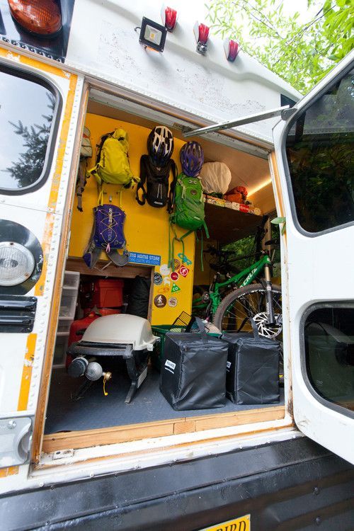 Adventurous Couple’s DIY School Bus Motorhome -   25 diy school bus
 ideas