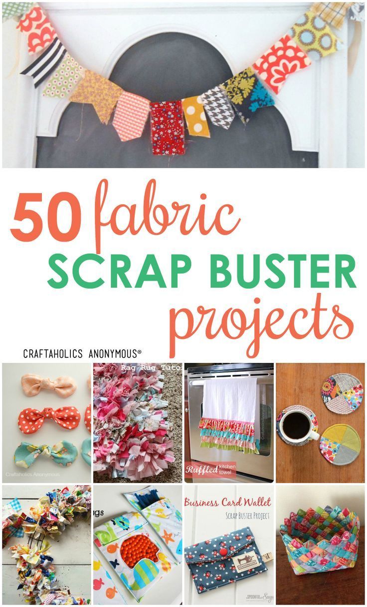Fabric Scrap Projects -   25 fabric crafts clothes
 ideas