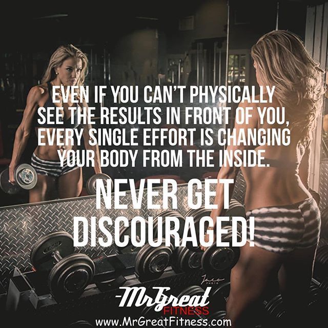 Even if you can't physically see the results in front of you, every single effort is changing your body from the inside. Never get discouraged. -   25 fitness inspiration over 40
 ideas