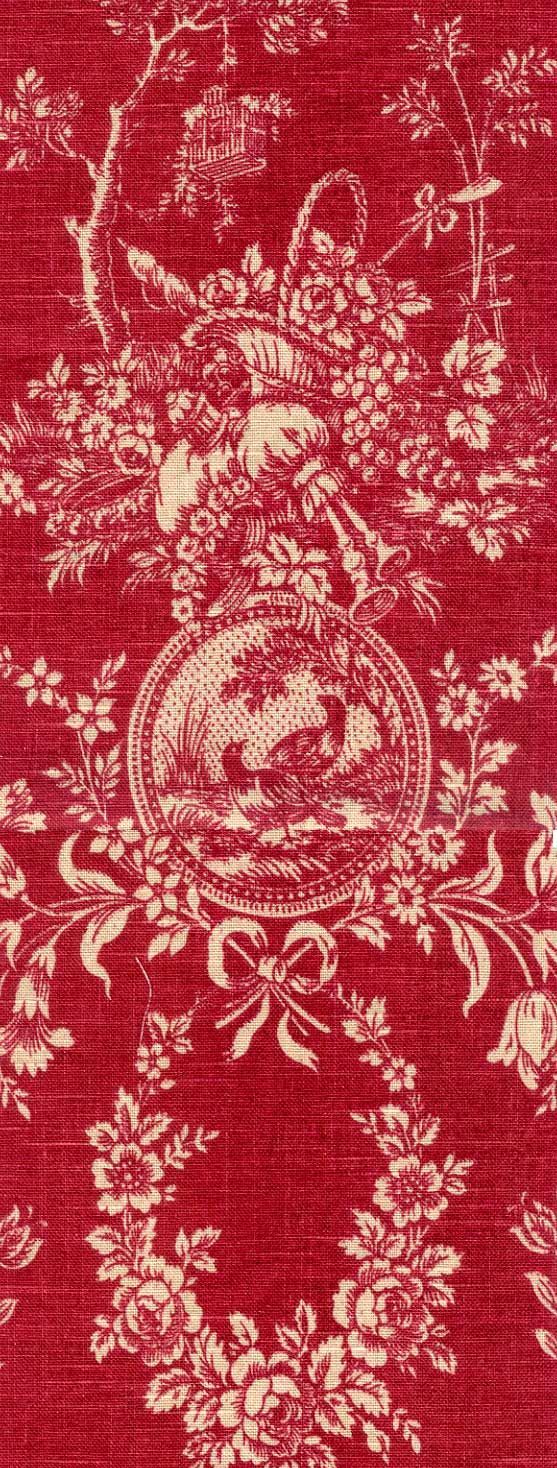 Vintage Inspired Red Toile tablelinen -   25 french decor red
 ideas