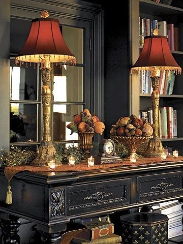 Elegant Holiday Table Settings -   25 french decor red
 ideas