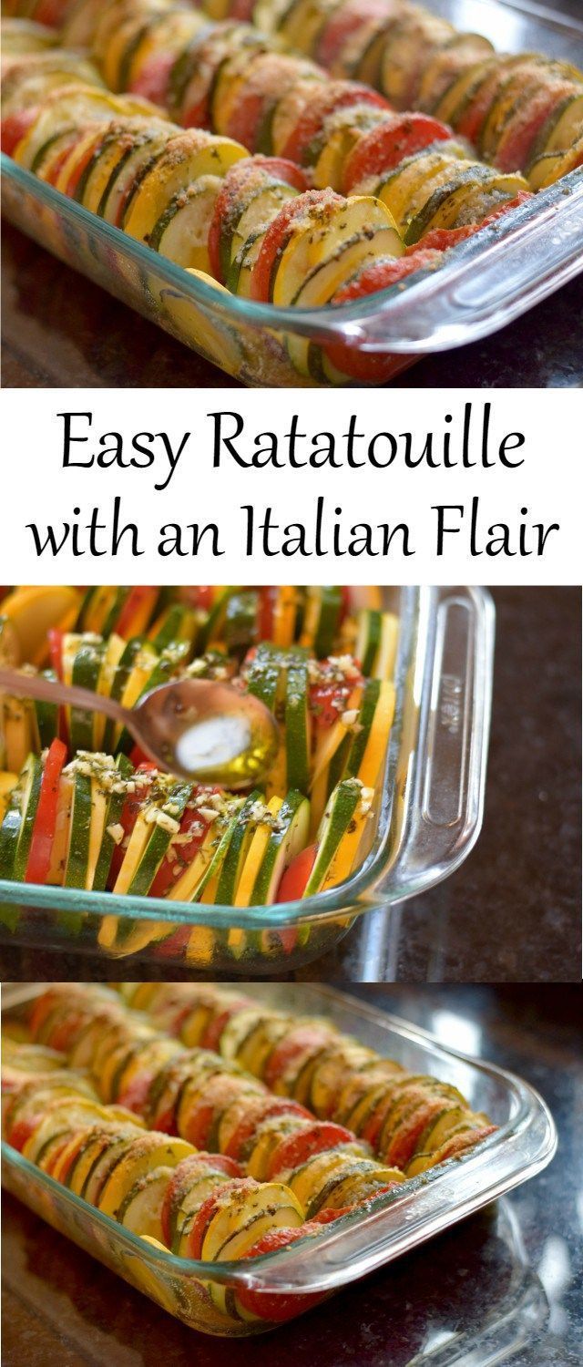 Roasted Ratatouille with an Italian Flair -   25 italian recipes for a crowd
 ideas