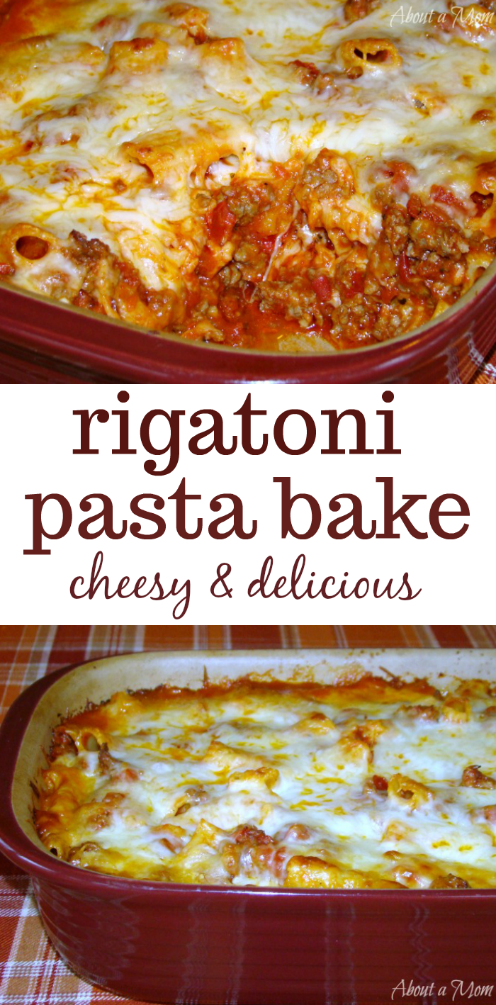 Rigatoni Pasta Bake -   25 italian recipes for a crowd
 ideas