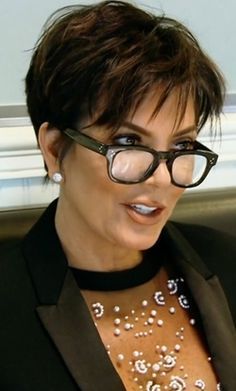 kris kardashian black glasses -   25 kris kardashian style
 ideas