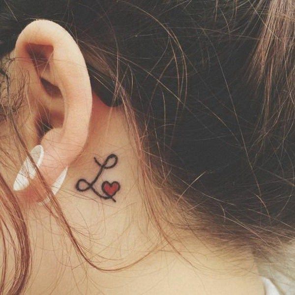 70 Pretty Behind the Ear Tattoos -   Style & Beauty