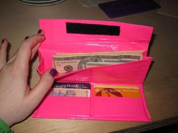 15 Cool Duct Tape Wallets | 101 Duct Tape Crafts! love this -   18 cool crafts stuff
 ideas
