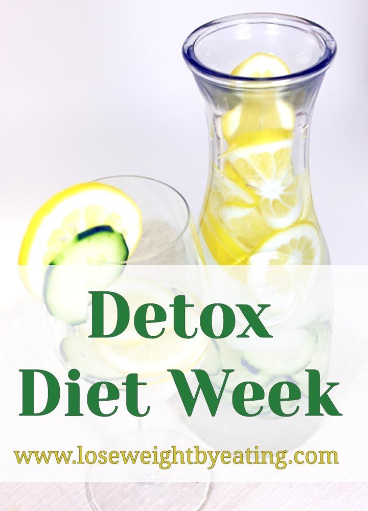 Detox Diet Week: The 7 Day Weight Loss Cleanse -   18 fruit cleanse diet
 ideas
