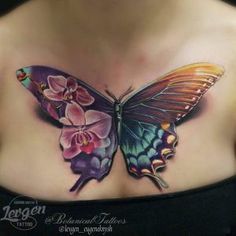 63 Fabulous Feminine Tattoo Design Ideas -   18 rose butterfly tattoo
 ideas