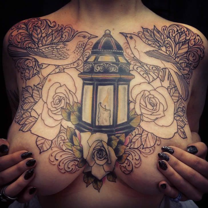 19 full chest tattoo
 ideas