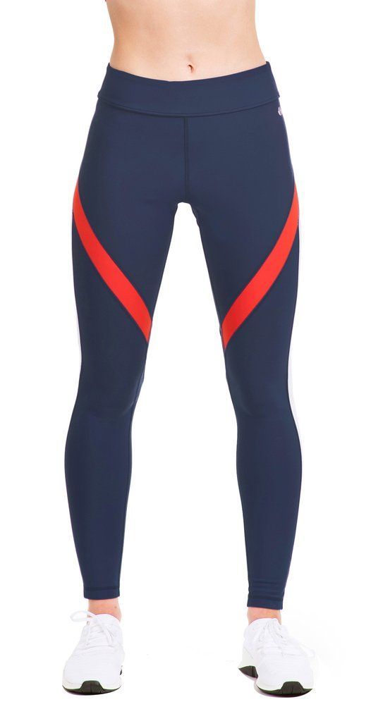 Blocked Out Navy Performance Legging -   19 shop fitness
 ideas