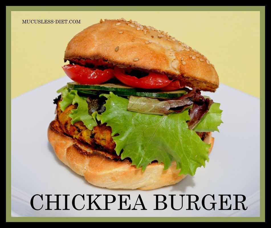 Alkaline Chickpea Burger - Dr. Sebi Approved Recipe -   20 alkaline diet meals
 ideas