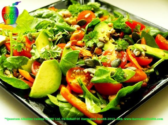 Alkaline Diet Recipes, Quantum Alkaline Cuisine, Try delicious & Nutritious, Alkaline Salads Like This Body Builder Salad @ www.harradinehealth.com -   20 alkaline diet meals
 ideas