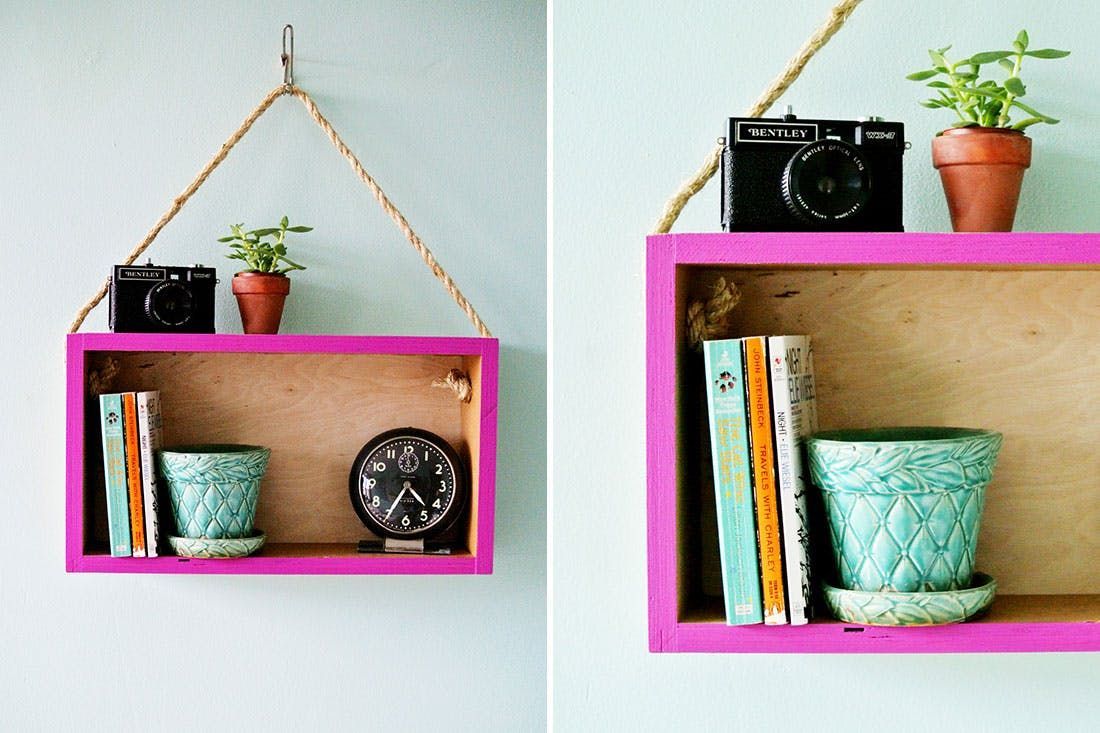 34 DIY Shelving Ideas That Are as Pretty as They Are Practical -   20 diy shelves for teens ideas