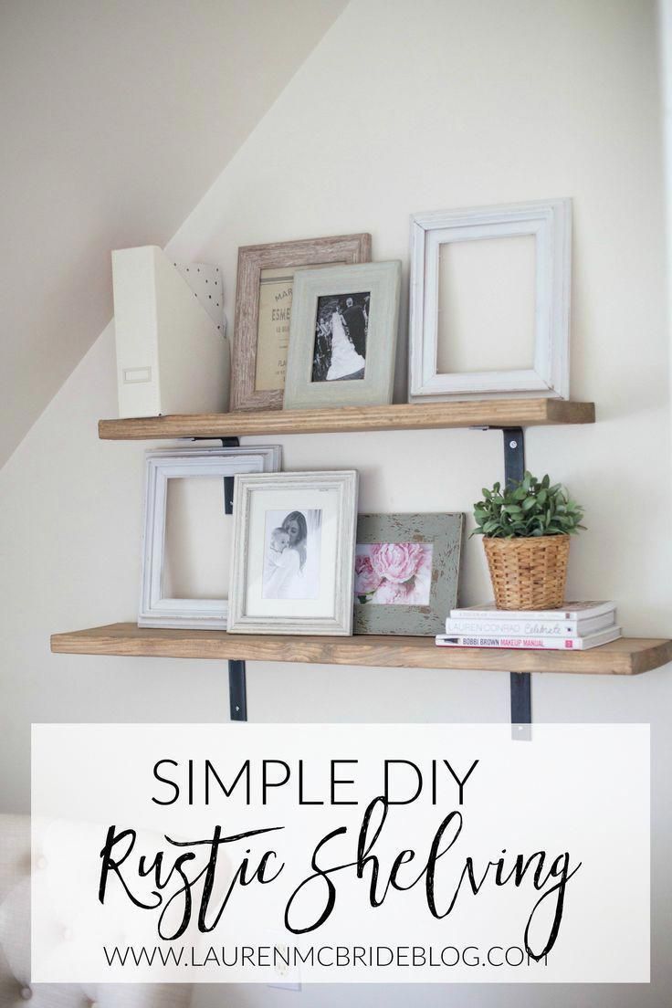 Home // Simple DIY Rustic Shelving -   20 diy shelves for teens ideas